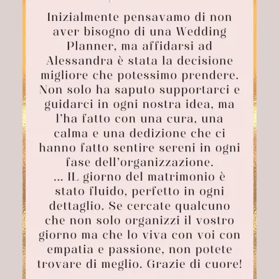 Aleksandra Wedding Event Planner In Puglia Recensioni E Feedback S6